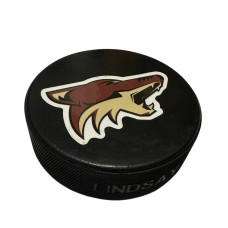 Шайба з символікою НХЛ  «Аризона Койотс» . Оригінальна шайба з водостійкою наліпкою.