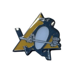 Значок хокей НХЛ  «Пі́ттсбург Пі́нгвінс»  NHL hockey badge "Pittsburgh Penguins"
