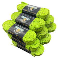 Шнурки для хокейних ковзанів Howies - салатові не вощені NO WAX Laces for hockey shoes