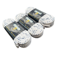 Шнурки для хокейних ковзанів Howies  білі не вощені NO WAX Laces for hockey shoes