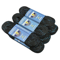 Вощені шнурки для хокейних ковзанів Howies чорного кольору 