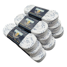 Шнурки для хокейних ковзанів Howies  білі не вощені NO WAX Laces for hockey shoes