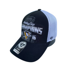 Кепка ПІТСБУРГ Pittsburgh Penguins '47 Black/White 2016 Cup Stanley Champions Locker Room