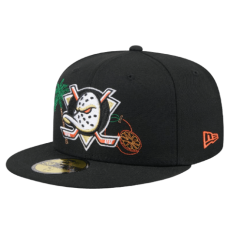 Кепка New Era  Black Анагайм ''анахайм''  Anaheim Ducks State Stitch 59FIFTY Fitted