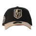 Кепка  VEGAS GOLDEN KNIGHTS NHL, чорні, верблюди, двоколірні, сірі, UV / NEW ERA 9FORTY A-FRAME