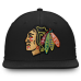Чоловіча кепка Snapback команди  Чикаго Chicago Blackhawks Black Core - чорна