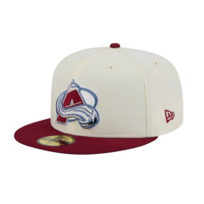  Кепка Колорадо  Евеланш Colorado Avalanche New Era  Snapback - біла/бордова