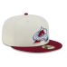  Кепка Колорадо  Евеланш Colorado Avalanche New Era  Snapback - біла/бордова