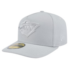 Кепка Міннесота  Minnesota Wild New Era сірого кольору A-Frame 59FIFTY Fitted -  чоловіча