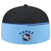 Pittsburgh Penguins New Era Vintage Color Dip 59FIFTY Fitted Hat - Black/Light Blue