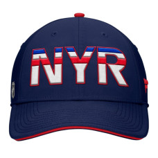 Чоловіча темно-синя  кепка Fanatics New York Рейнджерс Rangers Authentic Pro Rink Team Code Flex