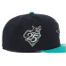Кепка    Сан-Хосе Шаркс   New Era San Jose Sharks 20th Anniversary Black Two Tone Edition 9Forty A Frame Snapback