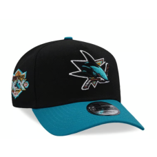 Кепка New Era  «Сан-Хосе Шаркс»  чорна, двоколірна, випуск 20-ї річниці