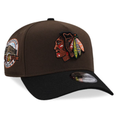 Кепка  Чикаго  New Era Chicago Blackhawks Stadium Patch Walnut Two Tone Edition 9Forty A Frame Snapback