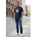 Чоловіча футболка команди Вінніпег Winnipeg Jets Fanatics - темно - синя