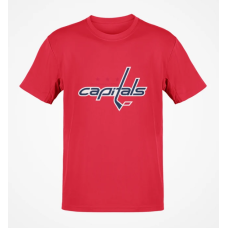 Чоловіча футболка з вінтажним логотипом команди Washington Capitals Mitchell & Ness червоного