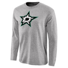 Чоловіча футболка з довгими рукавами та логотипом команди Dallas Stars Ash