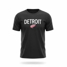 Чоловіча футболка хокейного клубу  Детройт Detroit Red Wings  Fanatics - чорна