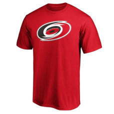 Чоловіча футболка з червоним логотипом команди Carolina Hurricanes Чоловіча футболка з червоним логотипом команди Carolina Hurricanes