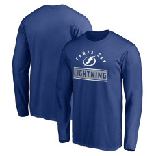 Чоловіча футболка з довгими рукавами команди  Тампа  Tampa Bay Lightning Blue з логотипом Team Arch Knockout