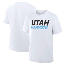 Чоловіча футболка Utah Mammoth Fanatics білого кольору
