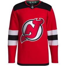 Чоловіча автентична домашня джерсі adidas New Jersey Devils Primegreen - червоного кольору Чоловіча автентична домашня джерсі adidas New Jersey Devils Primegreen - червоного кольору