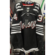 Luke Hughes Jersey New Jersey Devils Fanatic Alternate Premium T-Shirt - Black