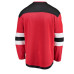 Домашня футболка фанатиків команди «Нью-Джерсі Девілз» – червона  Офіційний ліцензований продукт, позначений "Official Licensed Jersey"