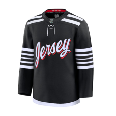  Джерсі Luke Hughes Нью-Джерсі Девілс Фанатик Альтернативна преміальна хокейка - чорна
