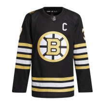 Чоловіча футболка Boston Bruins Patrice Bergeron  Adidas 100th Anniversary Authentic