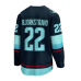Джерсі Кракен  Seattle Fanatics Oliver Bjorkstrand  № 22 - темно-синя 