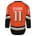  Футболки команди «Анагайм Дакс»  Анахайм Тревора Зеграса   Anaheim Ducks Trevor Zegras #11 jerseys