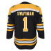  Джерсі команди Boston Bruins Jeremy Swayman №1   Youth Premier   - чорна