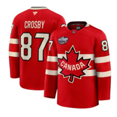 Юнацька преміальна джерсі збірної Канади Сідні Кросбі з хокею 2025 року, AUTHENTIC - PRO для участі у матчі чотирьох націй, червоного кольору Юнацька преміальна джерсі збірної Канади Сідні Кросбі з хокею 2025 року, AUTHENTIC - PRO для участі у матчі чотирьох націй, червоного кольору