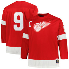 Джерсі гравця команди Detroit Red Wings Mitchell & Ness Big & Tall 1960 Captain Patch Blue Line з нашивкою Горді Хоу - червоний Джерсі гравця команди Detroit Red Wings Mitchell & Ness Big & Tall 1960 Captain Patch Blue Line з нашивкою Горді Хоу - червоний