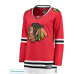 Жіноча домашня футболка фанатів команди Чикаго  Chicago Blackhawks Breakaway - червона (оригінал)