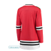 Жіноча домашня футболка фанатів команди Чикаго  Chicago Blackhawks Breakaway - червона (оригінал)