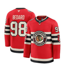 Чоловіча преміум-джерсі фанатиків Коннора Бедарда з колекції Winter Classic НХЛ 2025 року, червоного кольору