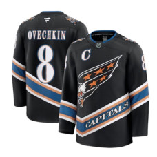 Альтернативна преміальна джерсі команди Washington Capitals Fanatics Alternate до 50-річчя команди - чорна