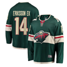 Чоловіча зелена  джерсі команди «Міннесота Вайлд» Джоела Ерікссона,  Fanatics