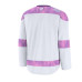 2024 New York Rangers Hockey Fan Training Shirt for the Fight Against Cancer - White