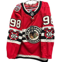  Джерсі преміум-гравця команди Chicago Blackhawks Connor Bedard Winter Classic 2025 NHL - червоний