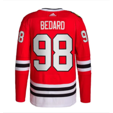 Домашня футболка гравця Climalite від Коннора Бедарда з команди «Чикаго Блекхокс» Adidas 2023 року