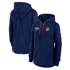 Жіноча флісова кофта на блискавці  команди USA Fanatics Athletic Navy 2025 4 Націй Face-Off Authentic Pro