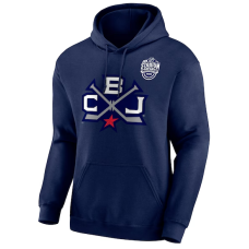 Чоловіча толстовка з капюшоном команди Коламбус      Columbus Blue Jackets Fanatics Navy з логотипом основної серії NHL Stadium 2025 року