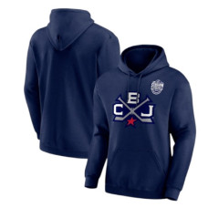 Чоловіча толстовка з капюшоном команди «Колу́мбус Блю-Дже́кетс» Columbus Blue Jackets Fanatics з логотипом Primary Series 2025 NHL Stadium Series.