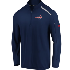 Футболка з довгим рукавом  Кепіталс  із застібкою на пів-чверть