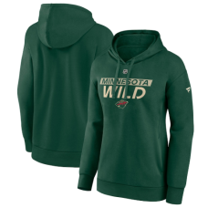 Жіноча флісова толстовка Fanatics Мінесота зелена  Wild Authentic Pro Core Primary