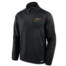 Чоловіча чорна кофта Мінісота Fanatics Authentic на чверть блискавки