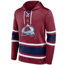 Худі з капюшоном на шнурівці Колорадо  Nathan MacKinnon Colorado Avalanche Fanatics Name & Number - бордовий
